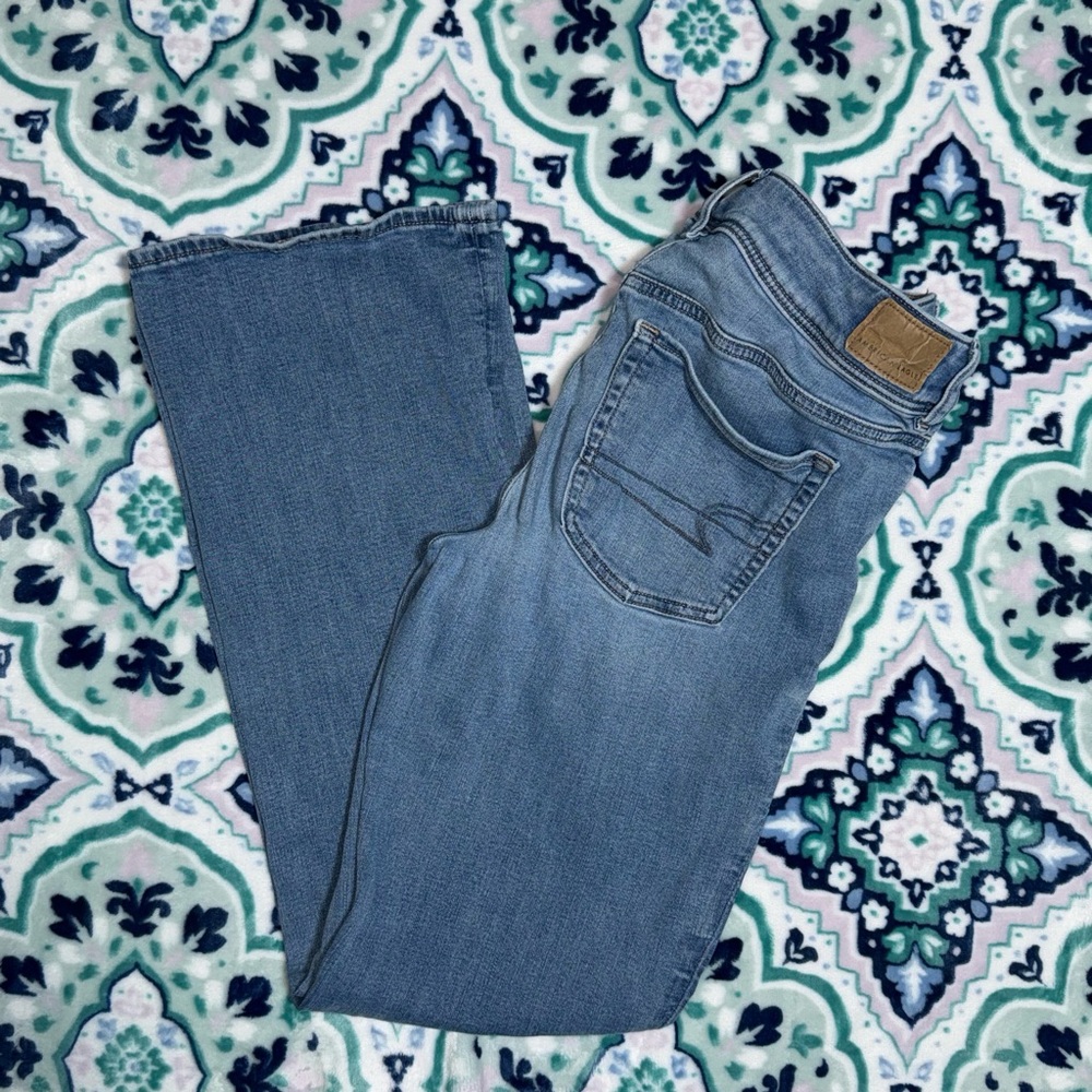 American Eagle Outfitters Light Blue Boot Cut Jeans